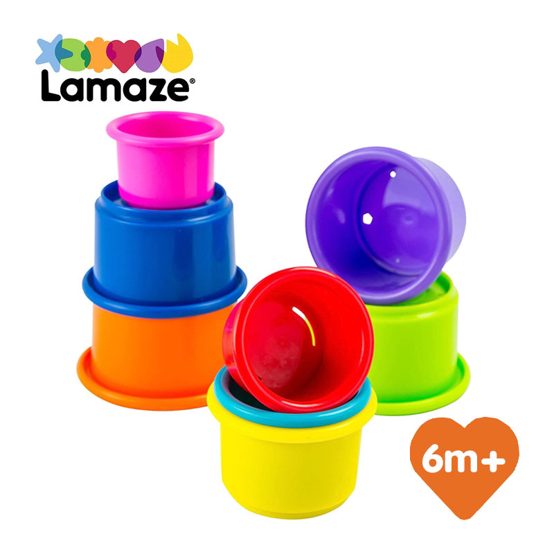 Lamaze Pile and Play Cups | Stacking Cups | Baby Toys | 6 months+